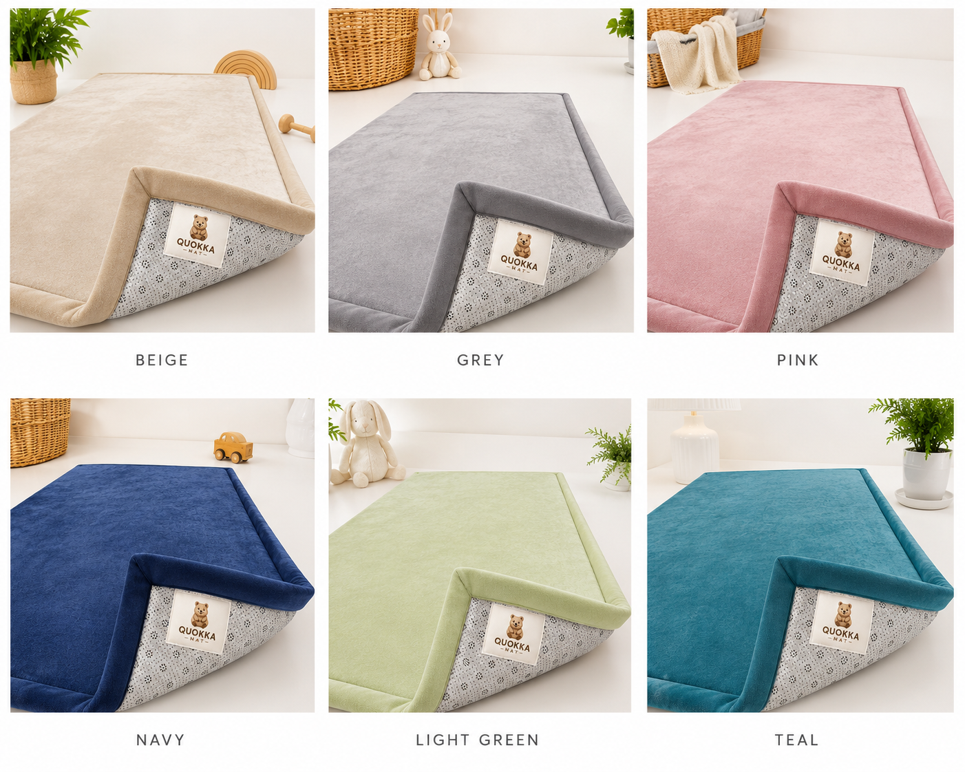 Quokka Mats colour collection