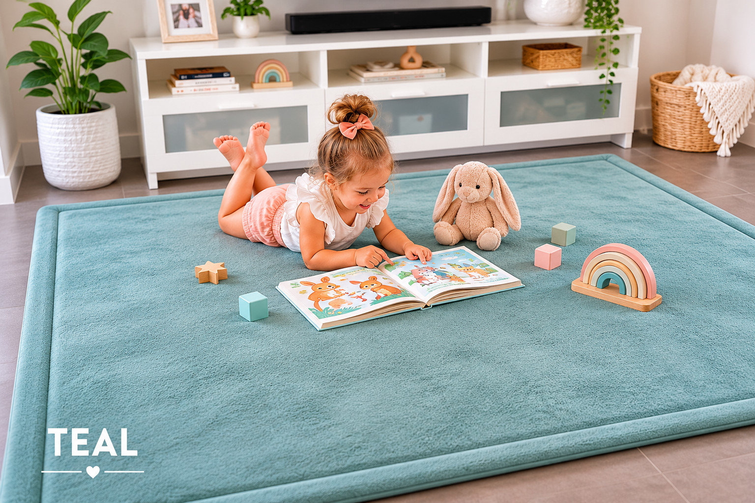 Teal Quokka Mat